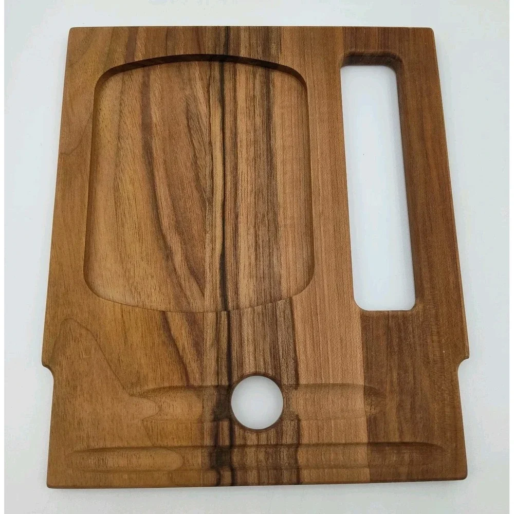 TESLYAR Wood Holder Organizer Phone Key Wallet Watch Glasses SEE B3.24AM2072
